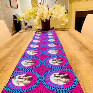 Purple Biden-Harris Commemorative Table Runner